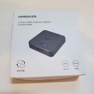 UGREEN CM217 HDMI 一進二出切換器（送 HDMI 2.0 線）