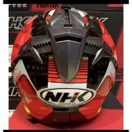NHK GLADIATOR FIUS BLACK RED GLOSS HELMET