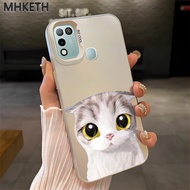 MHKETH Case For Infinix Hot 9 Play 10 11 Cute And Funny Cat Pattern Mobile Phone