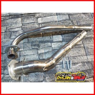 ▫ ☸ ☬ STAINLESS BIG ELBOW XRM 125/TRINITY /RS 125/WAVE 125 (51MM)