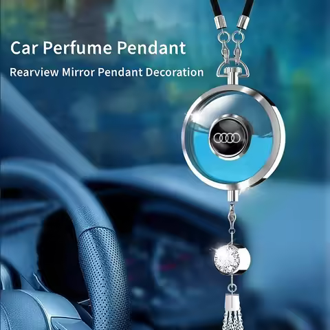 Car Interior Perfume Pendant Air Freshener Scent Bottle For Audi A3 A8 A1 A2 A4 A5 A6 A7 Q1 Q2 Q3 Q4