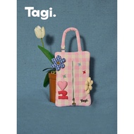 Tagi.《i》Terapung Bulging Garden Heart Beg Tisu Berlian Tisu Beg Gantung Kereta Beg Simpanan Segar
