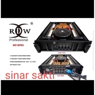 New POWER AMPLIFIER RDW ND18PRO/ND18 PRO/ND 18PRO 4CH X 1800 WATT