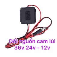 Bộ đổi nguồn điện DC 24V xuống DC 12V lắp camera trên oto **