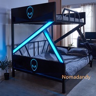 [Pre order - 30 days] E-sports Bed Hotel High-low Bunk Bed Double-deck Cybercafe School Bed PC Color