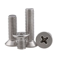 [WDY] M3/m3.5 Phillips Countersunk Screw 304 Stainless Steel Flat Screw Extended Small Screw