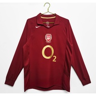 【Retro AAA+】Arsenal 05-06 Home Long Sleeve Soccer Jersey Football #HENRY