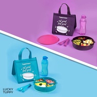 Tupperware Lunch Box &amp; Drink Bottle Package Fit To Go with Bag