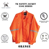 TK 100% COTTON MEN'S SAFETY WORKING JACKET / MEN'S COOLER WORKING JACKET / BAJU KERJA LELAKI 3500 - 