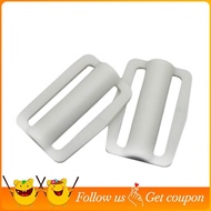 BCD Accessories 2pcs Scuba Diving Belt Webbing Keeper Fits 5cm Webbing Adjustable Buckle Wihte(  Gre