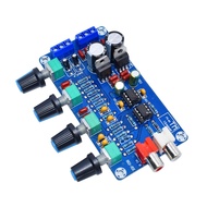 1PCS  Audio 4 Channel Amplifier Module XH-M164 NE5532 Stereo Preamp Tone Board Control Circuit Telep