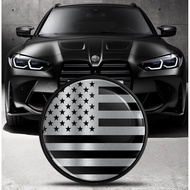 Front Hood Trunk Tuning Badge 82mm Compatible with BMW Emblem 51148132375 USA Flag EO 23