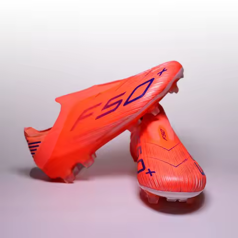 T36 High Quality No-lace Mens Football Boots F50 FG/TF Boys Turf Training Soccer Cleats Laceless Non
