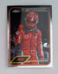 Topps Charles Leclerc F1 Collectible Card Formula One Racing Driver Luxury Gaming Entertainment Blin