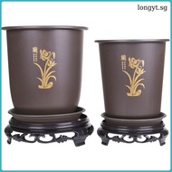 Flowerpot 2 Sets Succulents Containers Plant Pots Indoor Plants for Orchid longyt