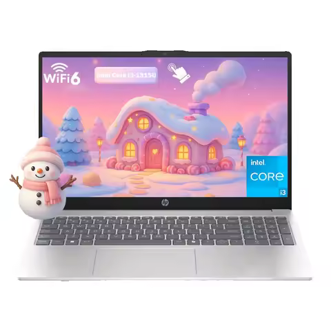 HP 15.6" HD TouchScreen Business Laptop, Intel Core i3-1315U, 32GB DDR4 RAM, 2TB SSD, Wi-Fi 6, Windo