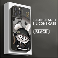 Redmi 8 9A 9C 9T 10A 10 Note 7 8 9 10 11 10S 11S Pro 4G 5G Black Purple Pink Green 3D Rabbit Pattern