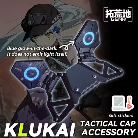 KLUKAI Girls Cosplay Cap Accessory Folding cat ear function decorated 416 Frontline dolls props game
