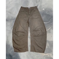 Baggy Barrel Curved Denim Jeans Baggy Pants DONCRY