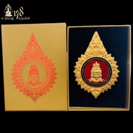 昭坤马哈苏拉萨四面佛大梵天神汽车徽章金红款 车牌徽章