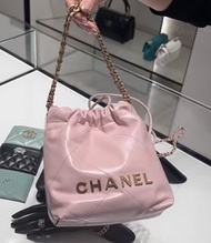 Chanel 22 mini bag 粉色
