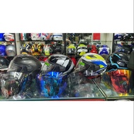 VISOR GIVI M30.3 TINTED SMOKE ORI /TWO TONE SMOKE/CHROME/REVO BLUE/REVO RED