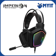 Imperion G51 Silver Shield HS-G51 Over-ear Gaming Headset USB Powered Headphones