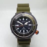 [Original] Seiko SNE547P1 Prospex Tuna Solar Powered Green Silicone Strap Diver's Watch