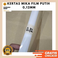 White Mica Film 0.12 0.12 mm Paper 40x100 cm Electric Motor Roll Coating