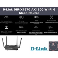 D-Link DIR-X1870 AX1800 Wi-Fi 6 Mesh Router