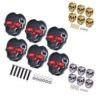 6Pcs Tuning Peg Button,Skull Shape Guitar Tuning Peg Tuners Machine