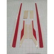 Yamaha dt100X Enduro transparent striping sticker