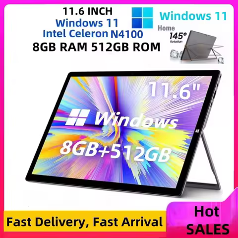 Terra PAD1162 Windows 11 Tablet PC 11.6 INCH LPDDR3 8GB RAM 512GB SSD ROM Intel Celeron N4100 Quad C