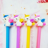 0.5mm unicorn gel pen stationery student cartoon water pen school office supplies signature pen f924