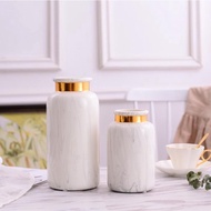 Casa | Marble Gold Ceramic Vase/Flower Vase/Gold Marble Ceramic Flower Vase