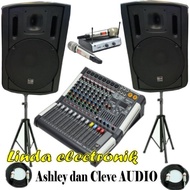 Paket Sound System Pro Cleve Audio Ramsa Dan Mixer Ashley Lmx8