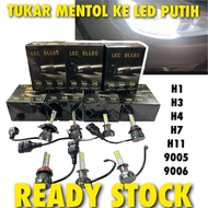 led putih kereta h1 h3 h4 h7 h11 9005 9006 myvi axia alza viva kenari wira honda toyota perodua prot