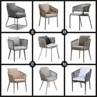 Table Chair Rattan Chair Garden Outdoor Tea Table Chair Courtyard Seat Rattan Balcony Leisure Chair 