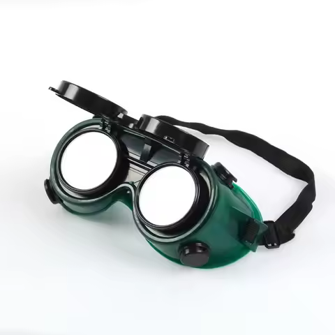 Protective Clamshell Welding Protective Glasses Anti-glare Anti-shock Double-layer Glass Double-turn