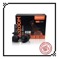 AOZOOM LED HEADLIGHT SILVER SERIES 45W 6000K LAMPU LED KERETA