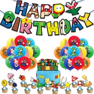 Super Mario Bros Party Decorations For Kids Birthday