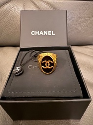 Chanel Ring 香奈兒戒指 黑金 (size 54)