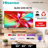 [FAST DELIVERY] Hisense E7Q QLED VIDAA TV 55" / 65" / 75" Dolby Vision Atmos Television