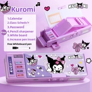 BUY1 GET8!! Sanrio Kuromi Pencil Case Big Capacity Primary School Students Multifunctional Pencil Bo