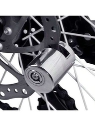 1入新合金單車碟式煞車鎖,適用於山地車、電動自行車、摩托車的方便防盜裝備