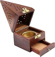 Aggarbatti Dhoop Stand Holder Dhoop Dan/Sheesham Wodden Incense Stick Holder for Home, Office & Temp