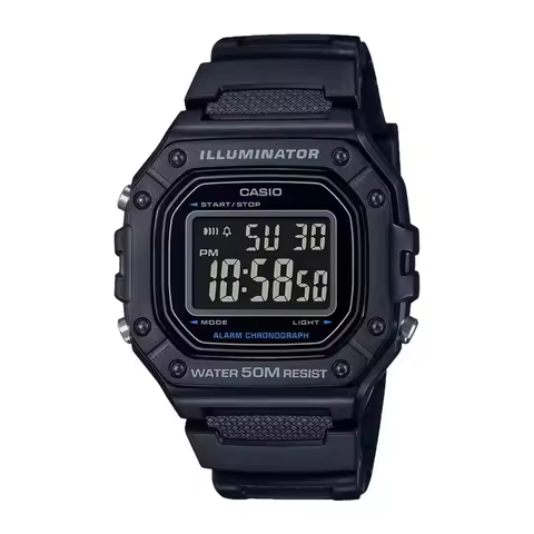 Casio W-218H Series | Men Digital Sports Watch | 7-Year Battery Life | 50M Waterproof | LED Light | 