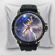 Jam Tangan Pria Rubber Custom Saint Seiya Pegasus Anime Manga 5