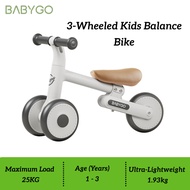 BabyGO Adjustable Kids Balance Bike  - 2.7" Seat Height, Shock-Absorbing Wheels for 1-2 Years Old, 1