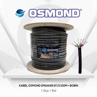 (1 meter) Kabel speaker kabel spiker isi 8 Osmond 8x15
